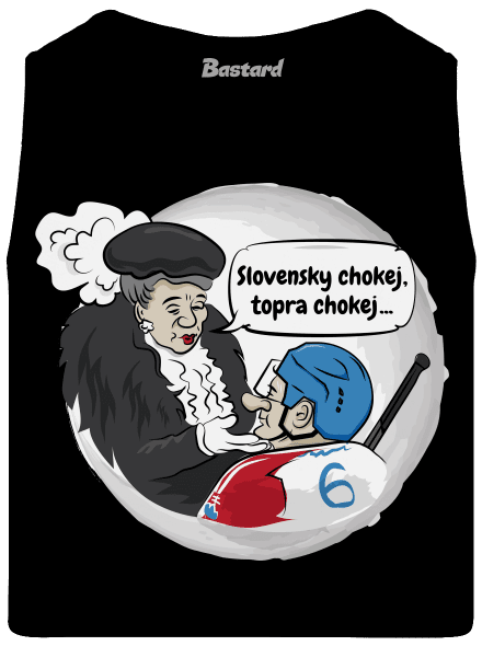 Slovenský hokej pánske tielko Black