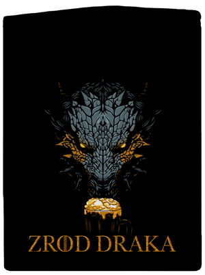 Zrod draka dámska mikina na zips Black