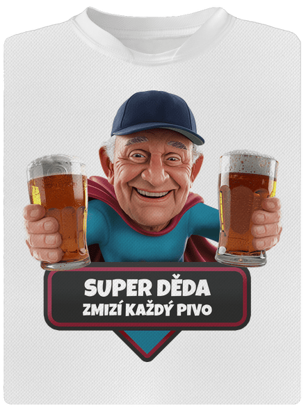 Super dedo detské športové tričko White