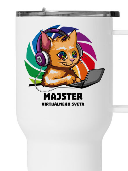 Majster virtuálneho sveta termohrnček White