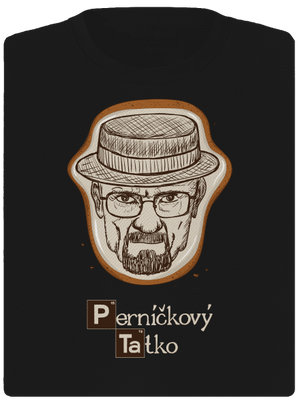 Perníčkový tatko a Perníček dámske športové tričko Black