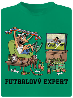 Futbalový expert pánske športové tričko Kelly Green Mal