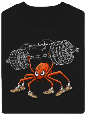 Pavučinka unisex mikina bez kapucne Black