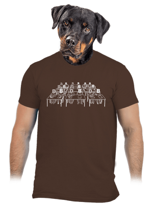 Cimrman: Debil, blbeček pánske tričko Brown