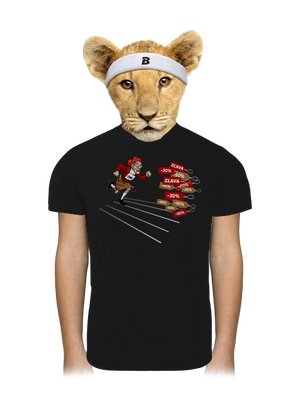 Zľavy! detské športové tričko Black