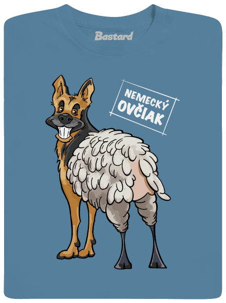 Nemecký ovčiak pánske tričko Stone Blue
