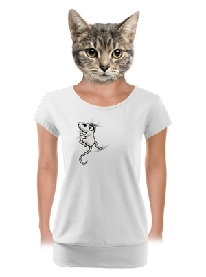 dámske tričko s lemom