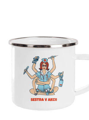 Sestra v akcii plecháčik White