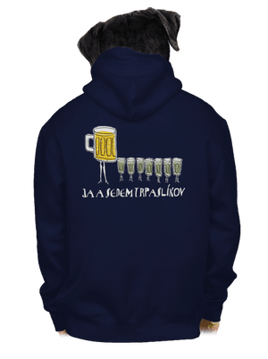 Ja a sedem trpaslíkov pánska mikina na zips Navy