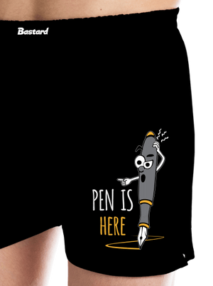 Pen is here pánske trenky Black