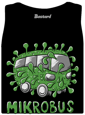 Mikrobus dámske tielko klasické Black