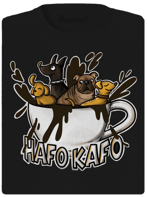 Hafo kafo dámske športové tričko Black