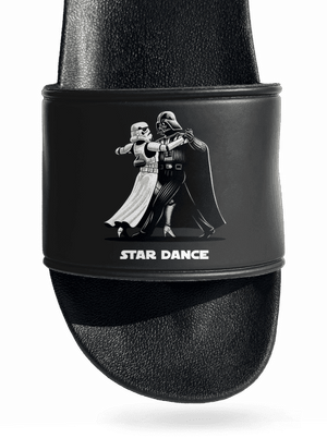 Star dance šľapky Black