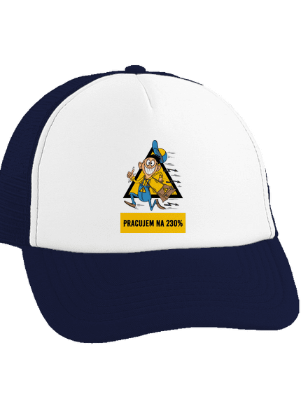 Pracujem na 230% šiltovka truckerka French Navy cap