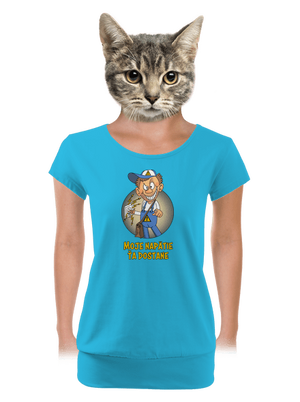 dámske tričko s lemom