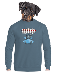 unisex mikina bez kapucne