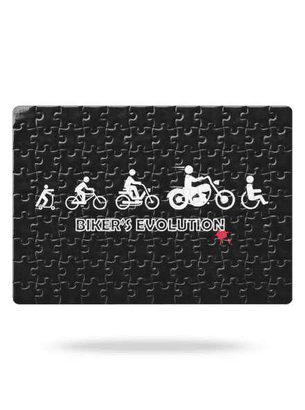 Biker’s Evolution puzzle White