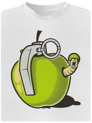 Granátové jablko detské športové tričko White