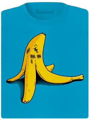 Banán zabijak dámske športové tričko Blue Atol