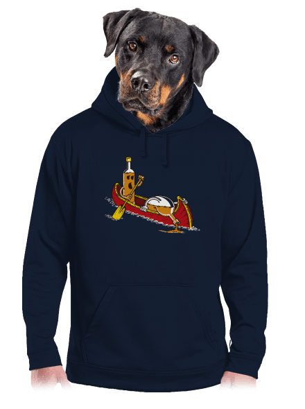 Rumáci pánska mikina klokanka Navy