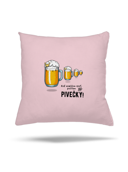 Pivečka vankúš Light Pink