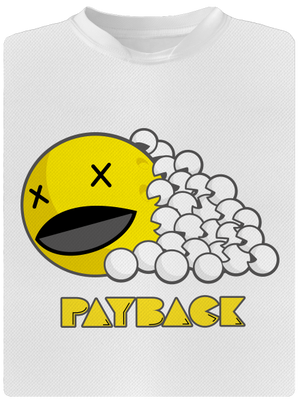 Payback pánske športové tričko White