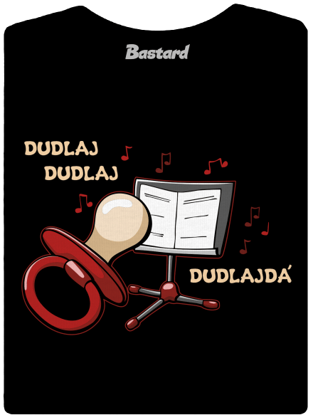 Dudlajdá dámske tričko Black