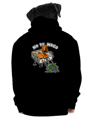 Wago svorka pánska mikina na zips Black