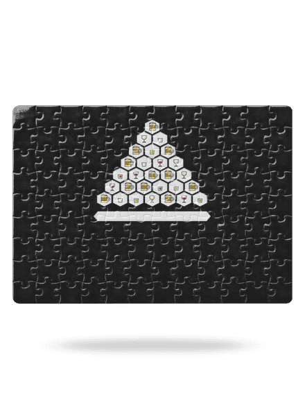 Obrázkový alko kvíz a fix puzzle White