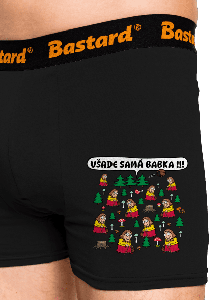 Všade samá babka boxerky Black