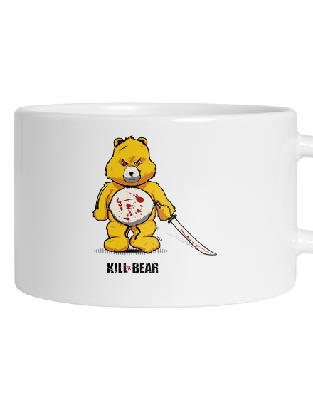 Killer bear hrnček makronka White