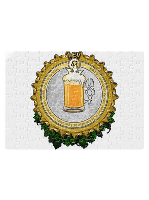 Pivný horoskop: Lev puzzle White