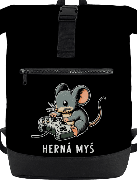 Herná myš batoh Black