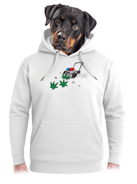 Ganja kríza unisex mikina premium Snowwhite