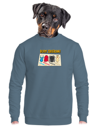 unisex mikina bez kapucne