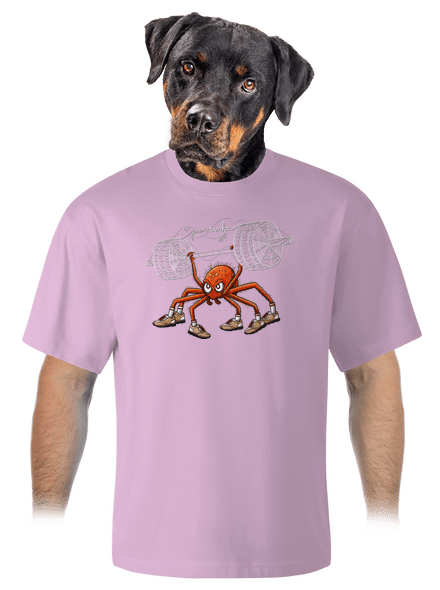 Pavučinka unisex tričko oversized Orchid