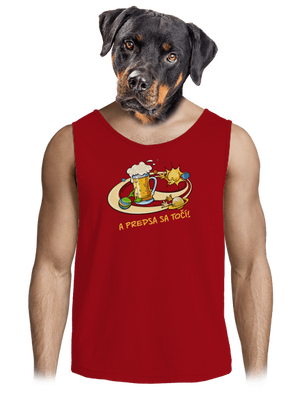 A predsa sa točí! pánske tielko Red