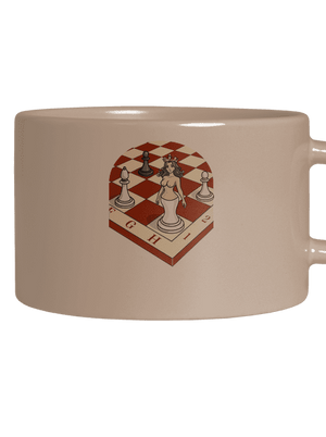 Dáma nahá jedna hrnček makronka Brown Macaron