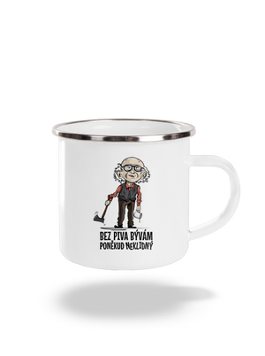 Neklidný bez piva plecháčik White