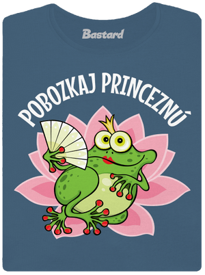 Pobozkaj princeznú a princa dámske tričko Denim