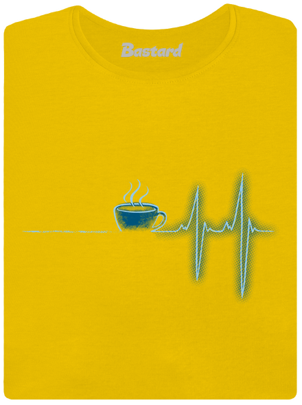 Coffee help dámske tričko Yellow