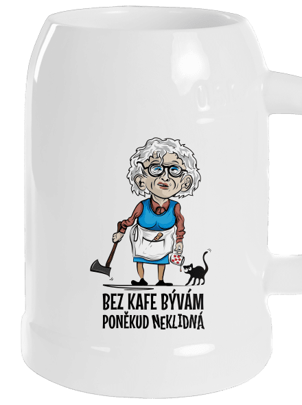 Neklidná bez kafe polliter White