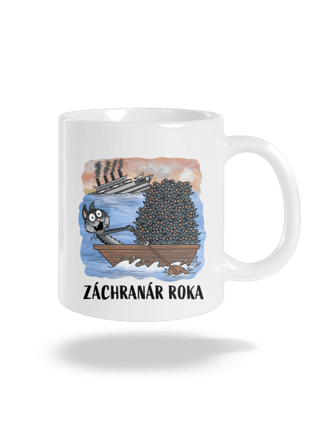 Záchranár roka klasický hrnček White