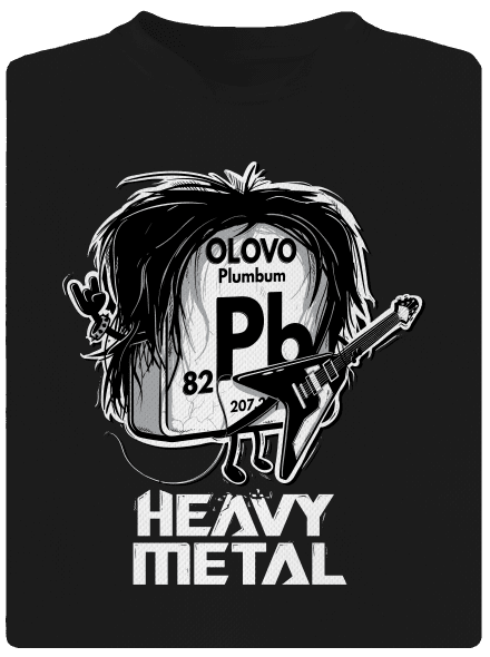 Heavy Metal detské športové tričko Black