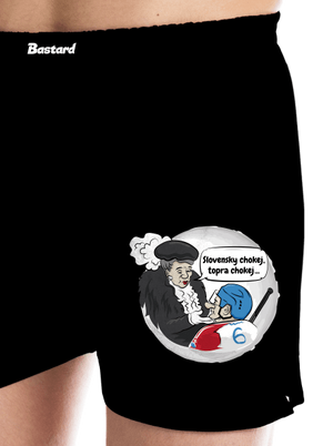 Slovenský hokej pánske trenky Black