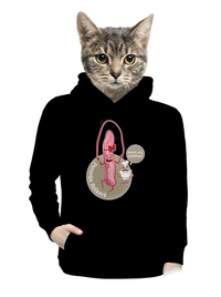 dámska mikina klokanka