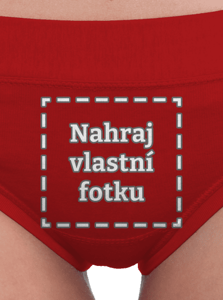 Vlastná potlač dámske nohavičky Red Mal