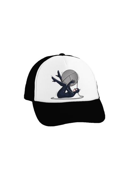 Catwoman šiltovka truckerka Black cap