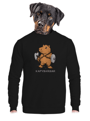 unisex mikina bez kapucne