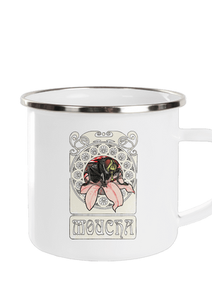 Mucha plecháčik White